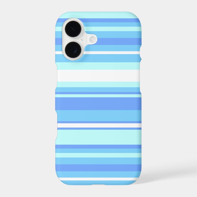 Sky blue stripes Case-Mate iPhone case (Back)