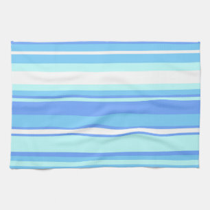 Sky blue stripes towel