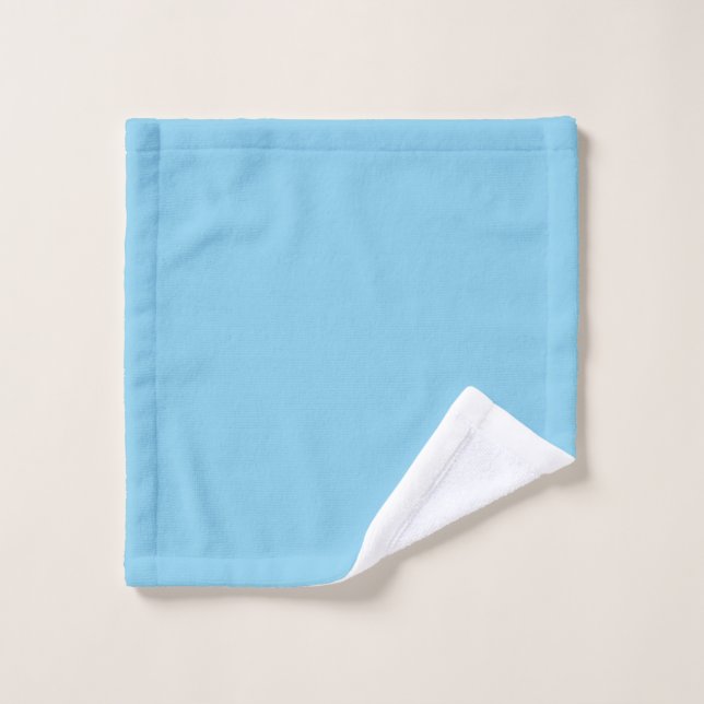 Sky Blue Wash Cloth – Gentle & Absorbent (Wash Cloth)
