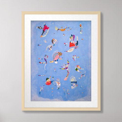 Sky Blue  Wassily Kandinsky Framed Art