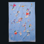 Sky Blue | Wassily Kandinsky Kitchen Towel<br><div class="desc">"Bleu De Ciel" (Sky Blue), painted in 1940 by Wassily Kandinsky, is a mesmerizing composition of floating biomorphic shapes set against a serene blue background. This abstract masterpiece reflects Kandinsky’s later artistic evolution, where he blended surrealism and geometric abstraction to create a dreamlike atmosphere. The delicate forms, resembling celestial or...</div>