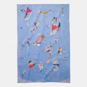 Sky Blue Wassily Kandinsky Kitchen Towel
