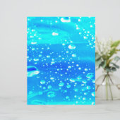 SKY BLUE WATER DROPS (Standing Front)