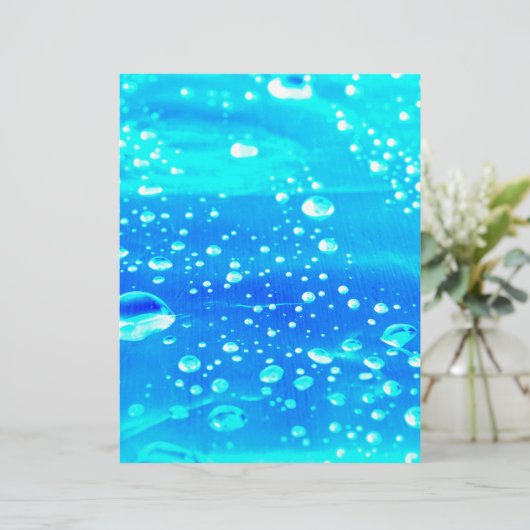 SKY BLUE WATER DROPS (Standing Front)