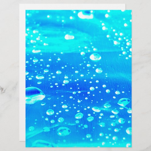 SKY BLUE WATER DROPS (Front/Back)