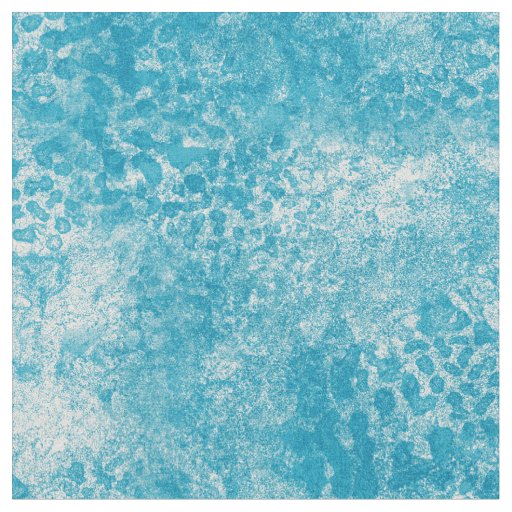 Sky Blue & White Coral Texture Fabric