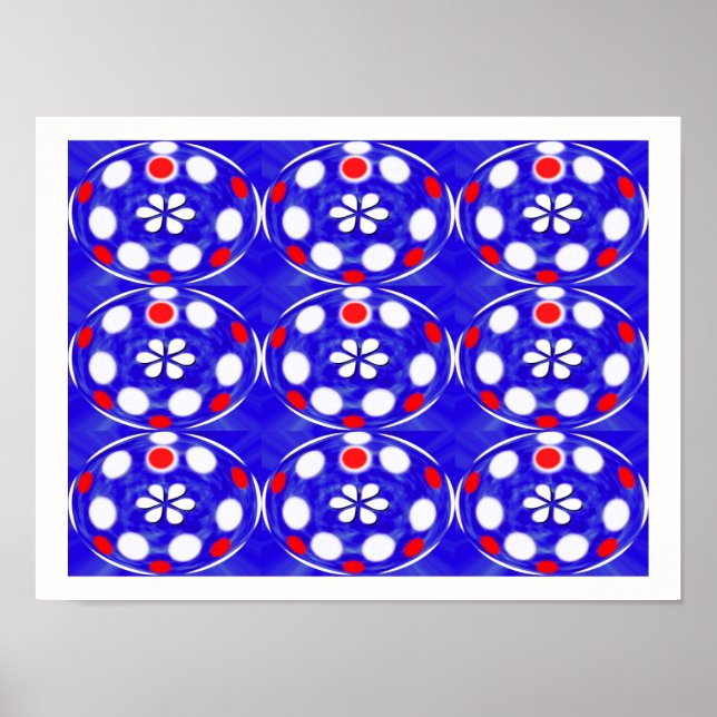 Sky bubbles art poster (Front)