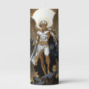 Sky Champion Archangel Michael Pillar Candle