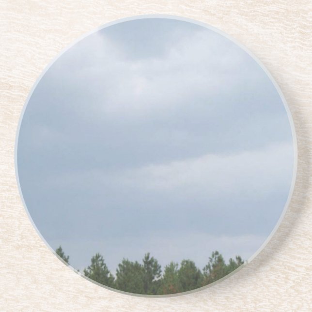Sky & Clouds Drink Coaster (Front)