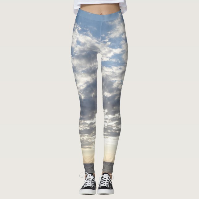 Sky & Clouds Leggings (Front)