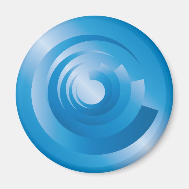 sky colors spinning magnet (Front)