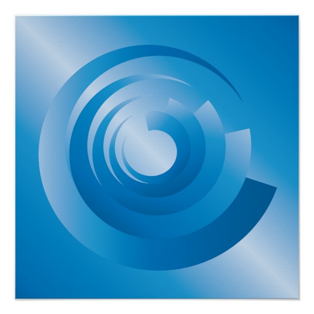 sky colors spinning poster (Front)