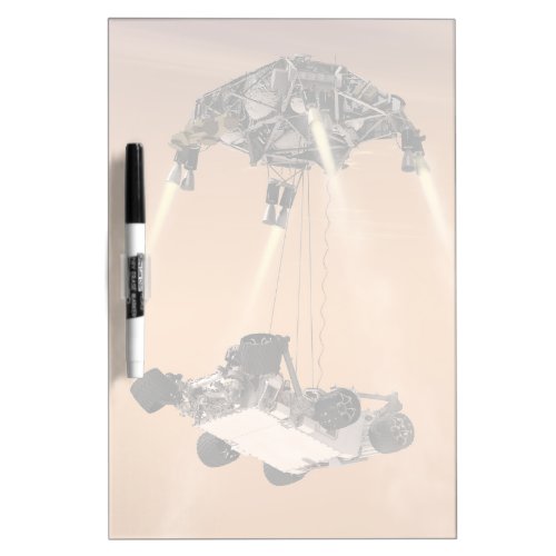 Sky Crane Maneuver During Curiositys Mars Descent Dry Erase Board