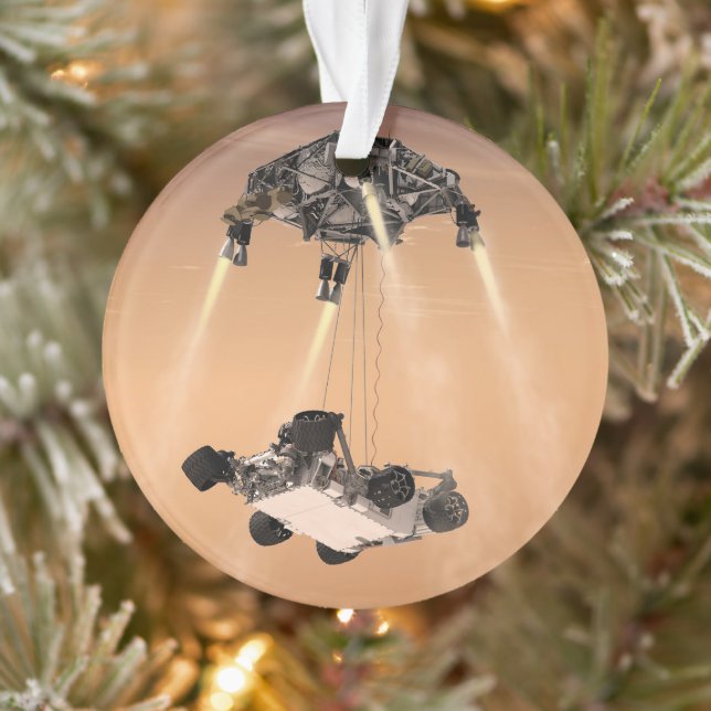 Sky Crane Maneuver During Curiosity's Mars Descent Ornament (Tree)