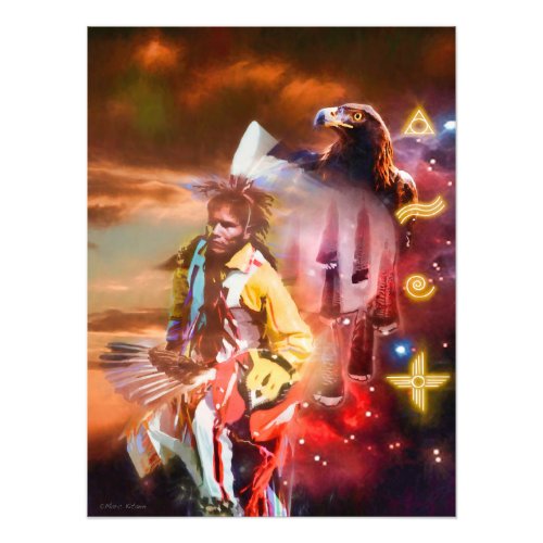 SKY DANCER Native American Photo Print