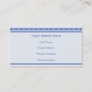 Sky Deco Modern Design Profile Business Card
