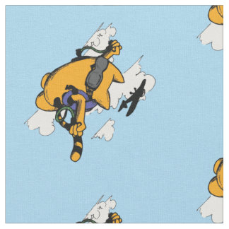 Sky Dive Cat from If Cats Had Thumbs Fabric
