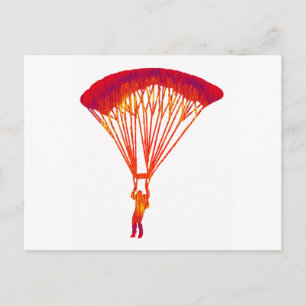 SKY DIVE TRUTH POSTCARD