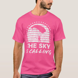 Sky Diver Retro Skydiving Parachute Jumper T-Shirt