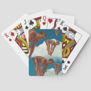 Sky Divers or Water Divers Poker Cards
