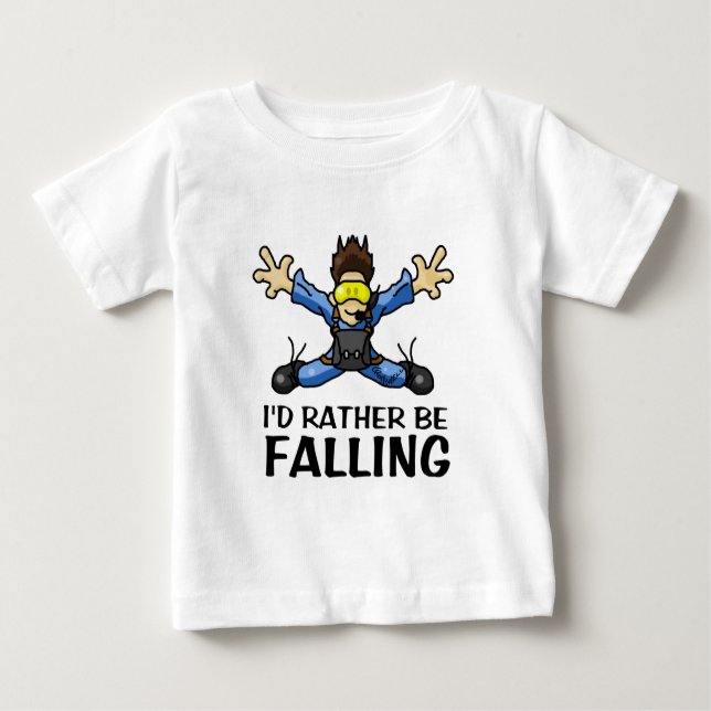 Sky Diving Baby T-Shirt (Front)