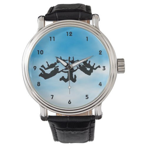 Sky Diving Design Watch