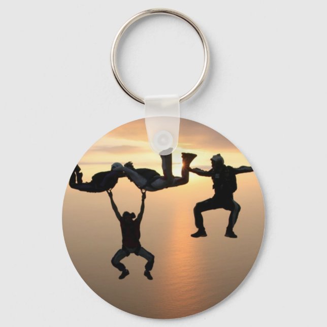 Sky Diving Keychain (Front)
