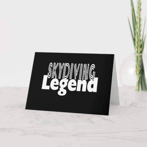 Sky Diving Legend Card