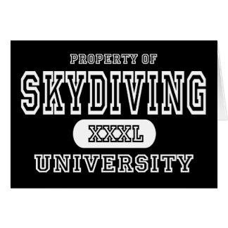 Sky Diving University Dark Cards