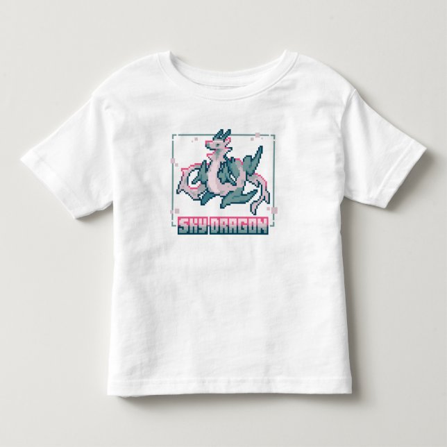 Sky Dragon Pixel art Toddler T-shirt (Front)