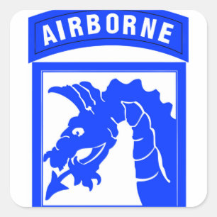 Sky Dragon Square Sticker