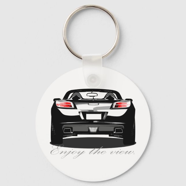 Sky "Enjoytheview." Keychain (Front)