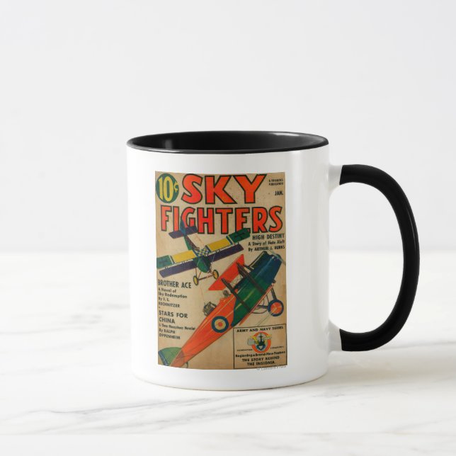 Sky Fighters Magazine Cover Mug (Right)