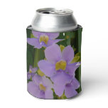 Sky Flower Vine Tropical Purple Floral Can Cooler