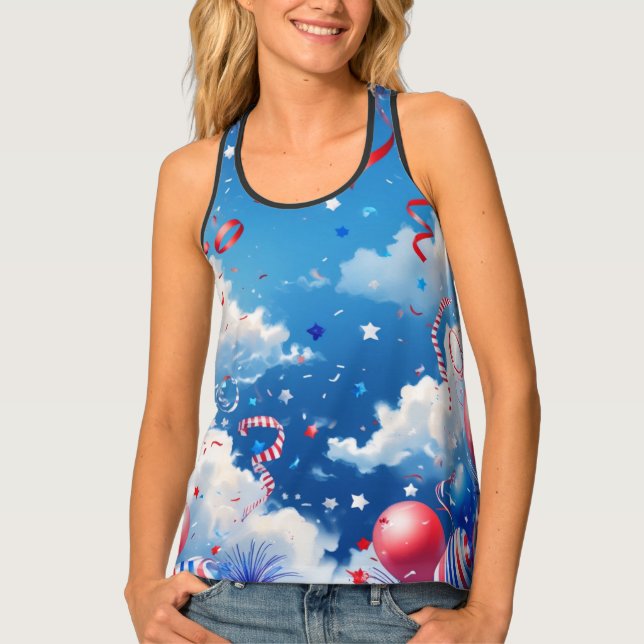 Sky Full of Freedom Tank Top (Front)