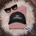 Sky Goddess Typography, Wanderlust, Simple Embroidered Baseball Cap<br><div class="desc">Sky Goddess Typography,  Wanderlust,  Simple Embroidered Baseball Cap.

Ignite your passion for adventure with our Wanderlust cap. This stylish cap features a  design that speaks to the heart of every travel enthusiast.

Copyright Soar In Style Designs.</div>