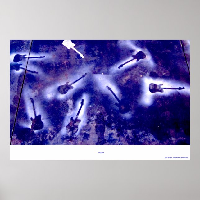 Sky Guitar Poster (Front)