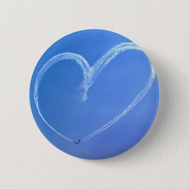 Sky Heart Button (Front)