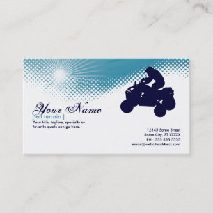 sky high atv business card