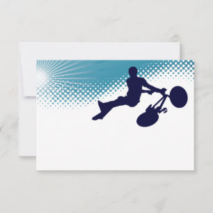sky high biker invitation