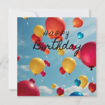 Sky High Celebrations: A Burst of Birthday Wishes