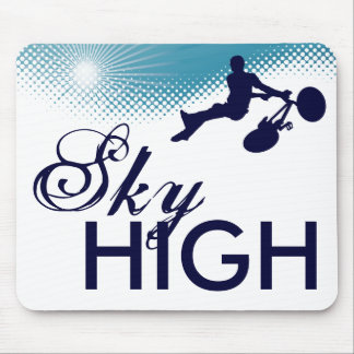 sky high cycles mouse pad