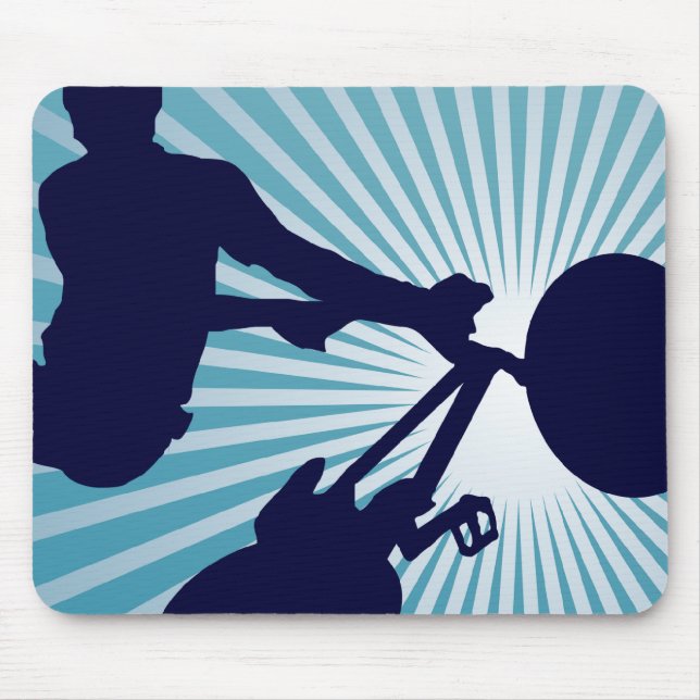 sky high cycling mouse pad (Front)
