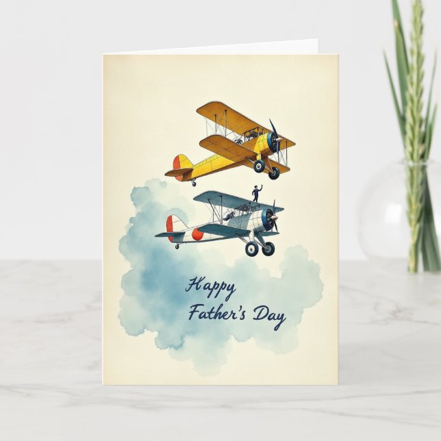Sky High Fathers Day Scene Card (Front)