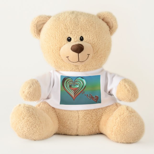 Sky High Hearts Teddy Bear (Front)