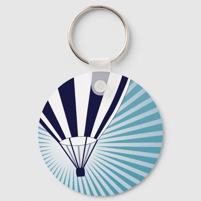sky high hot air balloon keychain (Front)