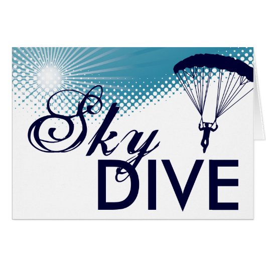 sky high skydiver cards (Front Horizontal)