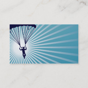 sky high skydiving business card