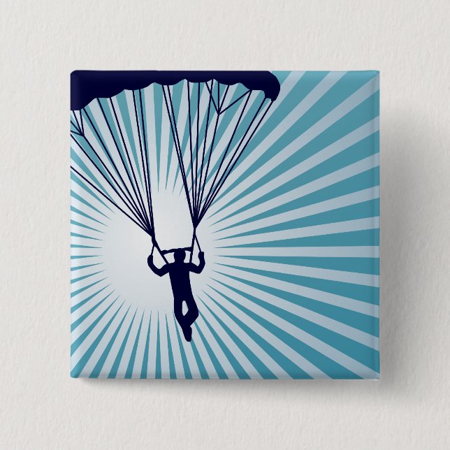 sky high skydiving button (Front)