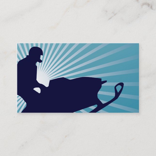sky high snowmobiling business card (Front)